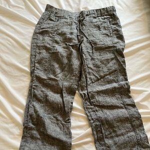 Dark Grey Linen Pants